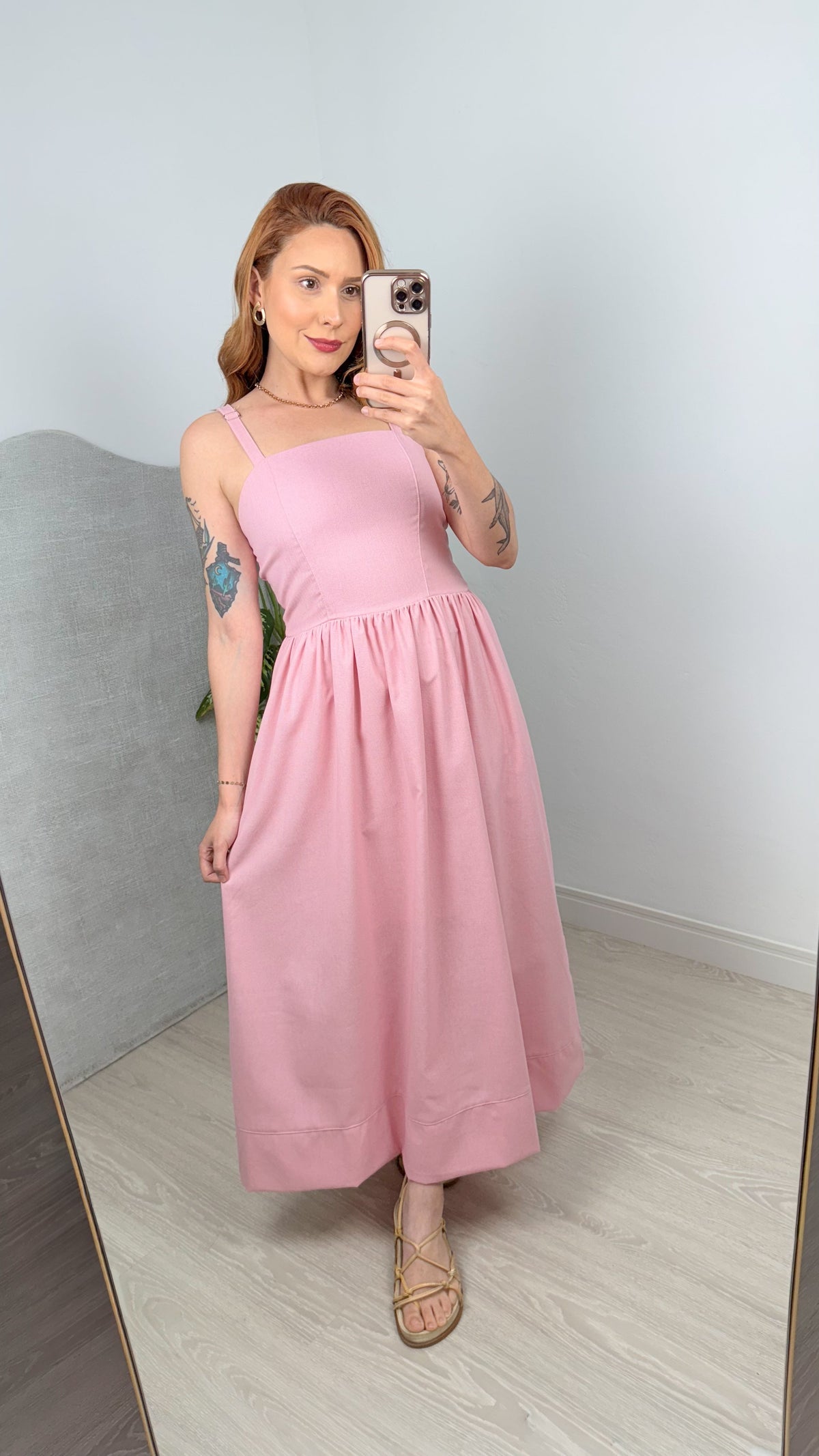Vestido de Linho Aurora