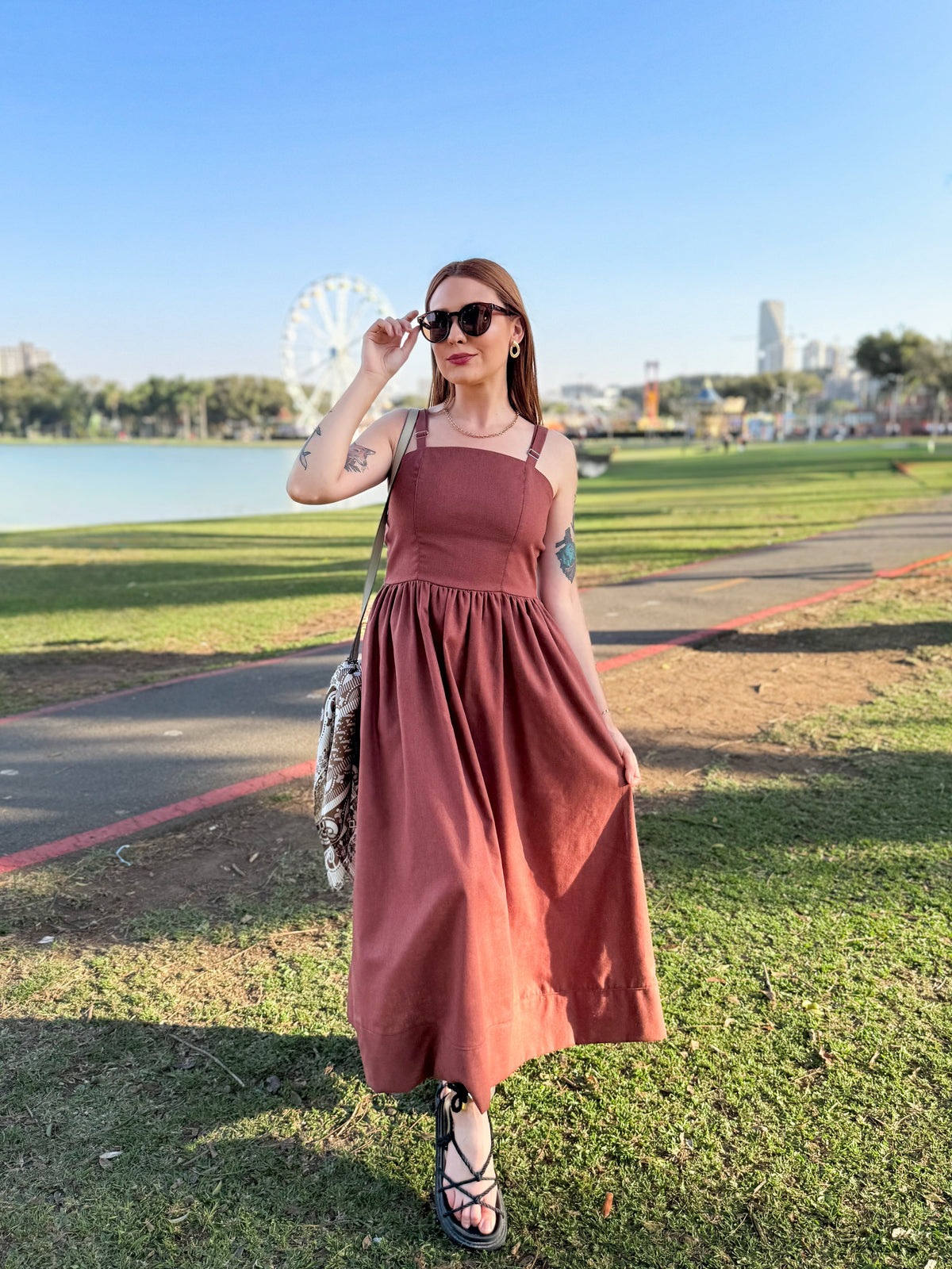 Vestido de Linho Aurora