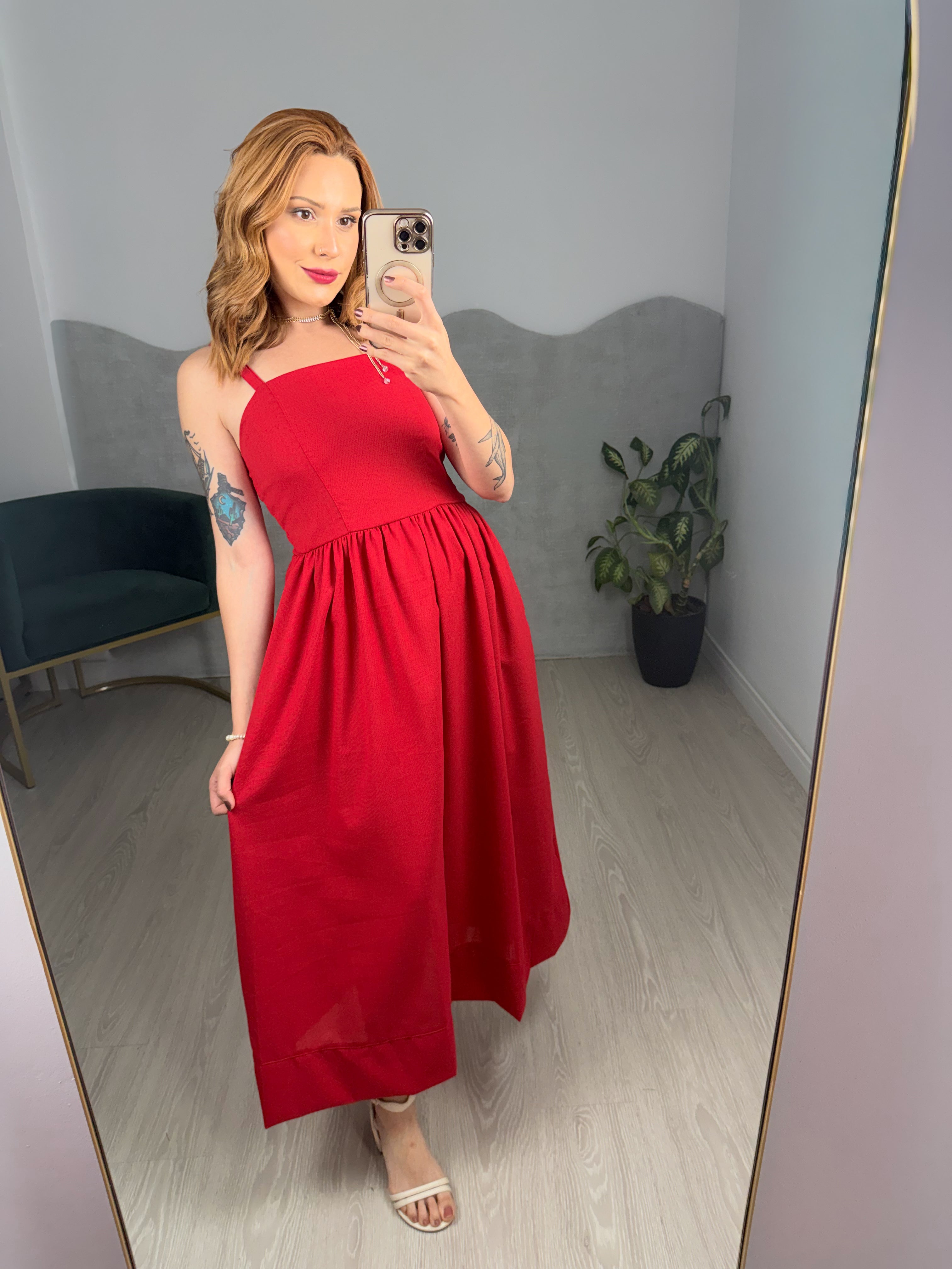 Vestido de Linho Aurora