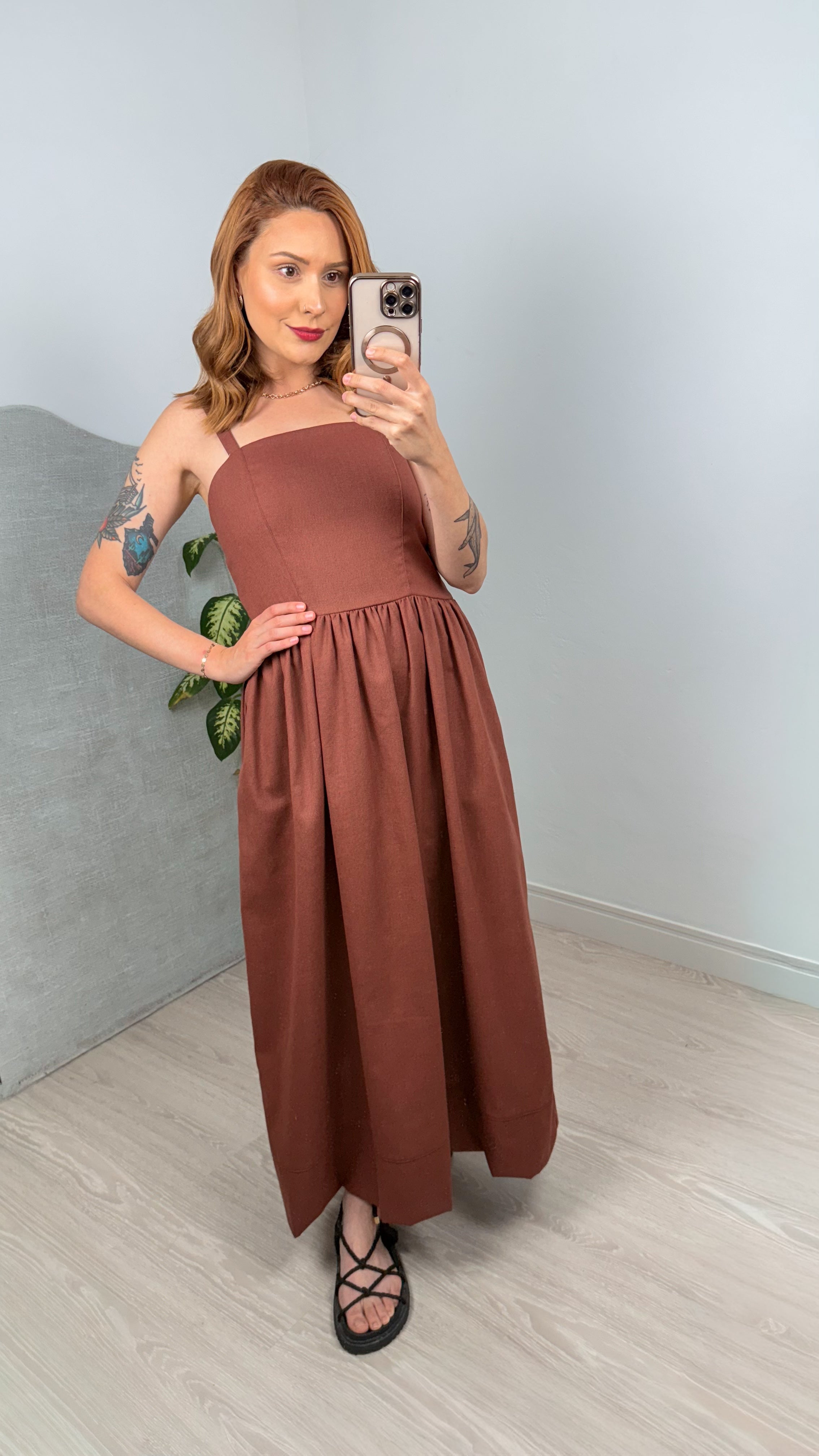 Vestido de Linho Aurora