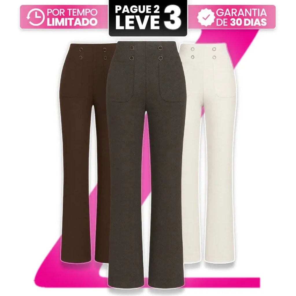 Calça Feminina Solena [Leve 3, Pague Só 2]